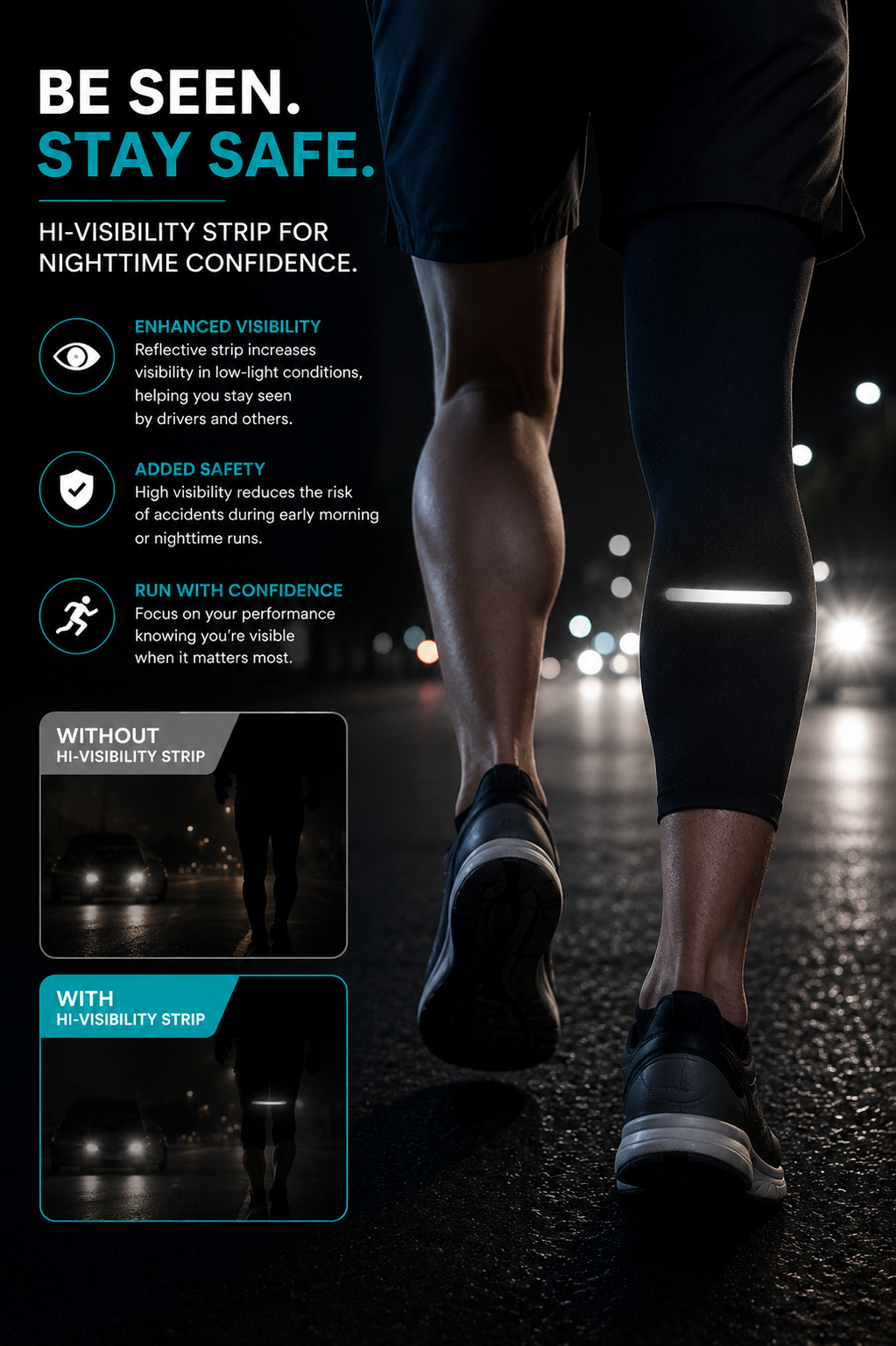 MOTIONONE Compression Leg Sleeve - 2 Pack (Pair) Regular Value :$59.98. Bundle Price: