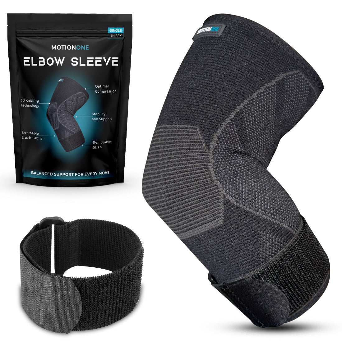 Elite Elbow Sleeve with Removable Strap